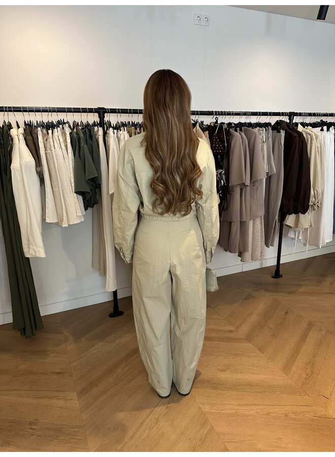 PARACHUTE JACKET SAGE GREEN (Deel van set)