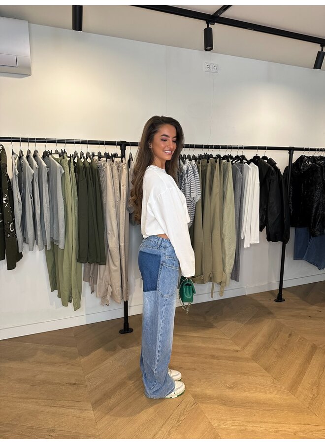 LOW WAIST BARREL JEANS