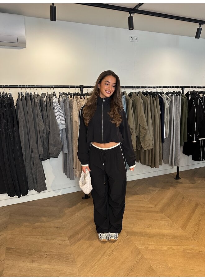 LINED BLACK PANTALON (Deel van set)