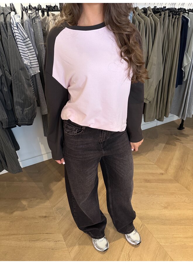 DARK BROWNISH FOLD JEANS