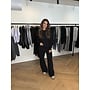 THE ULTIMATE COMFY KNIT - POLO SWEATER BLACK  - ML op voorraad alleen SM is pre-order 4 oktober