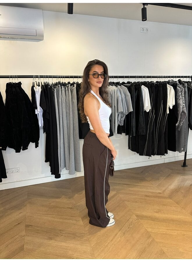 TRACK PANTS “JULIA” COFFEE