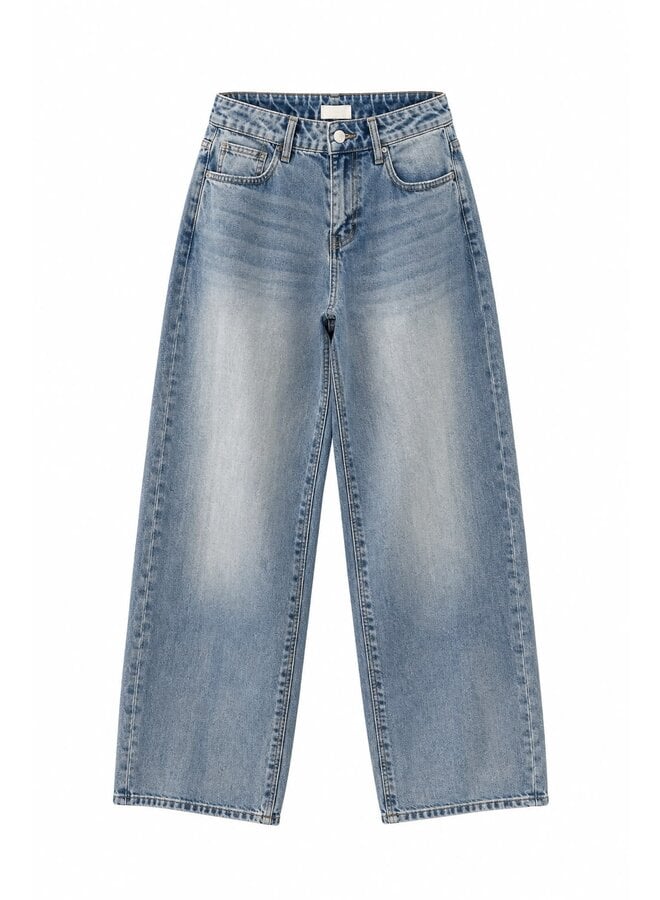 BAGGY PERFECT BASIC LOW RISE JEANS LIGHT