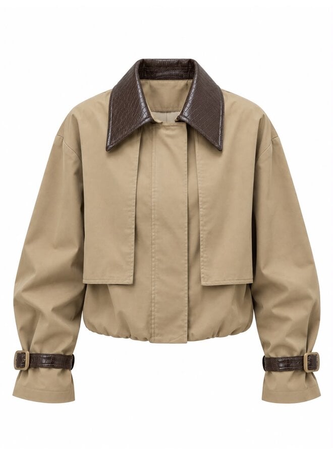 TRENCHCOAT CHOCO-BEIGE