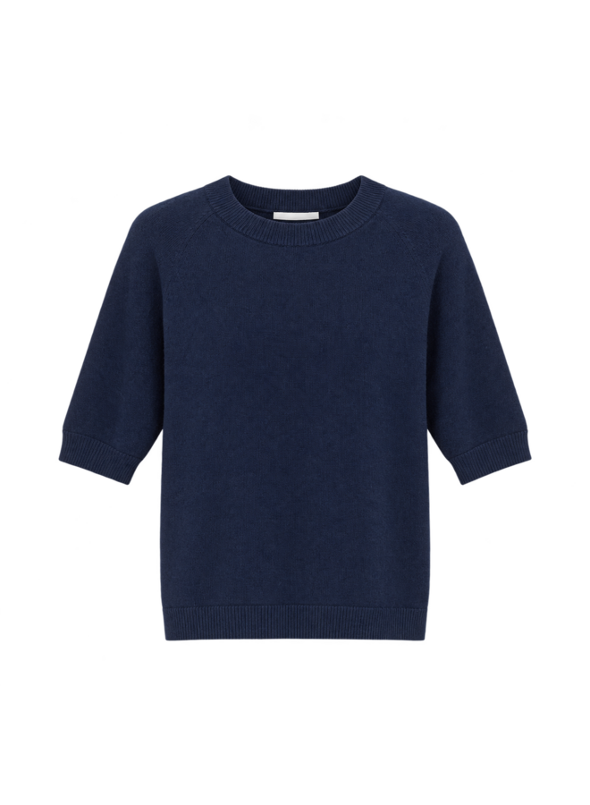SHORT SLEEVE BASIC AMBIKA NAVY