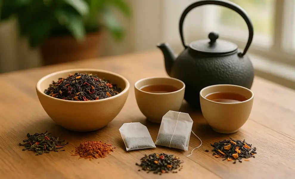 Wat is het verschil tussen losse thee en theezakjes?