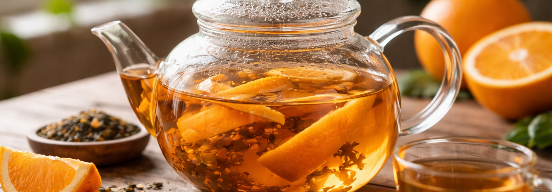 Hoe maak je sinaasappelthee?