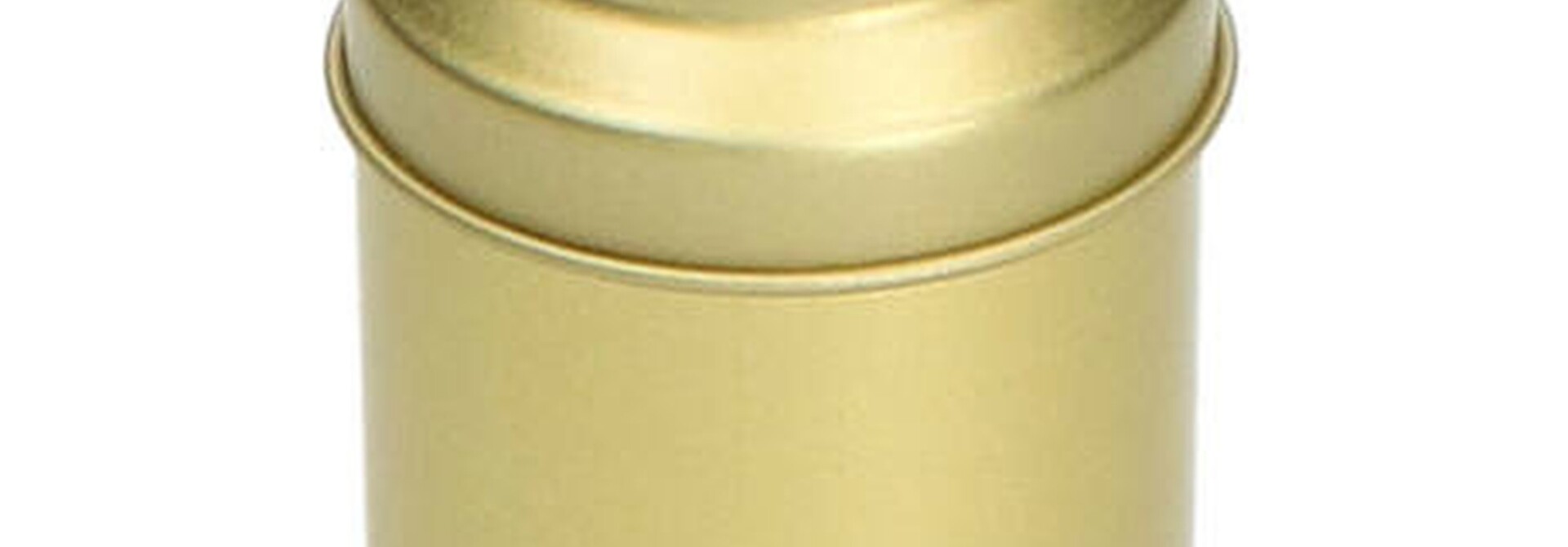 Theeblikje Goud klein