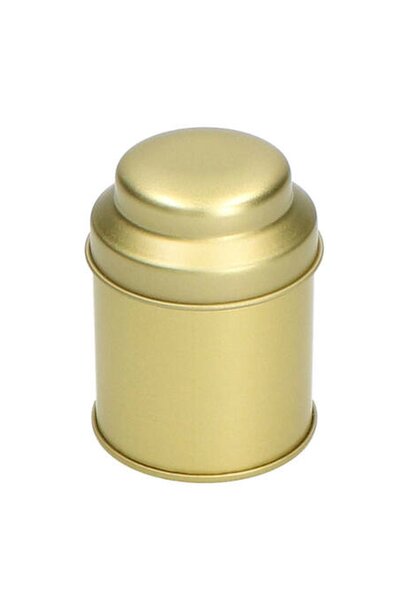 Goldene Teedose Klein