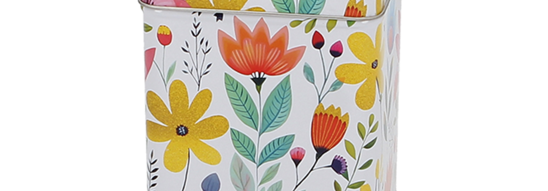 Theeblik Bloementuin 75 x 75