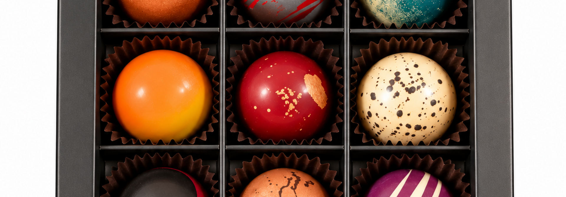 Luxe bonbons – doosje met 9 stuks