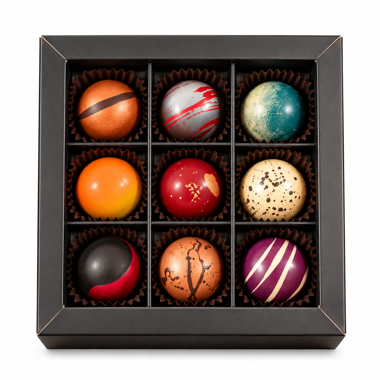 Luxe bonbons – doosje met 9 stuks-1
