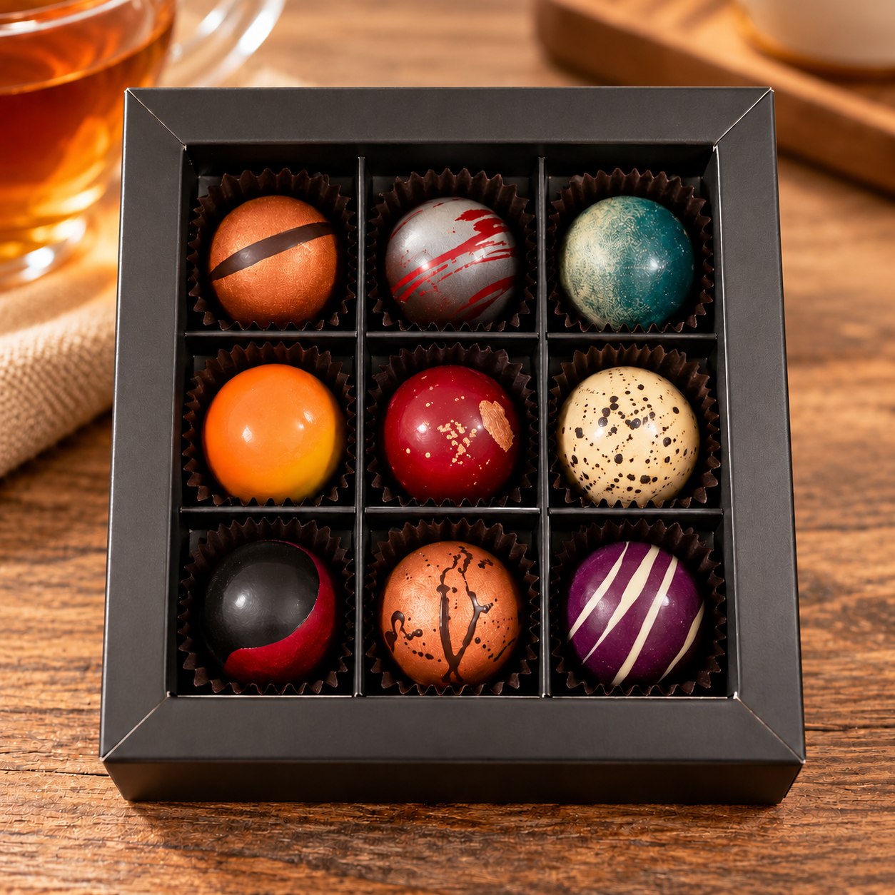 Luxe bonbons – doosje met 9 stuks-2