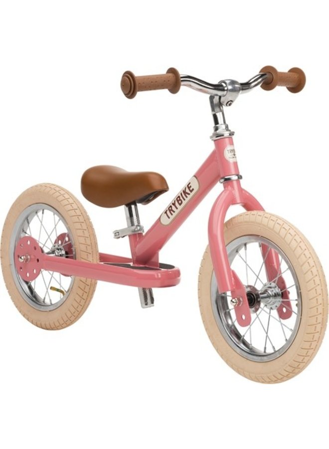 Trybike 2-in-1 loopfiets Steel Vintage Pink