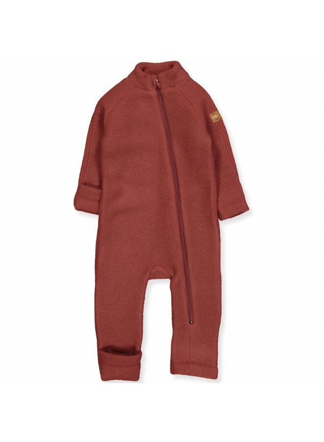 Mikk-Line wollen baby pakje Madder Brown