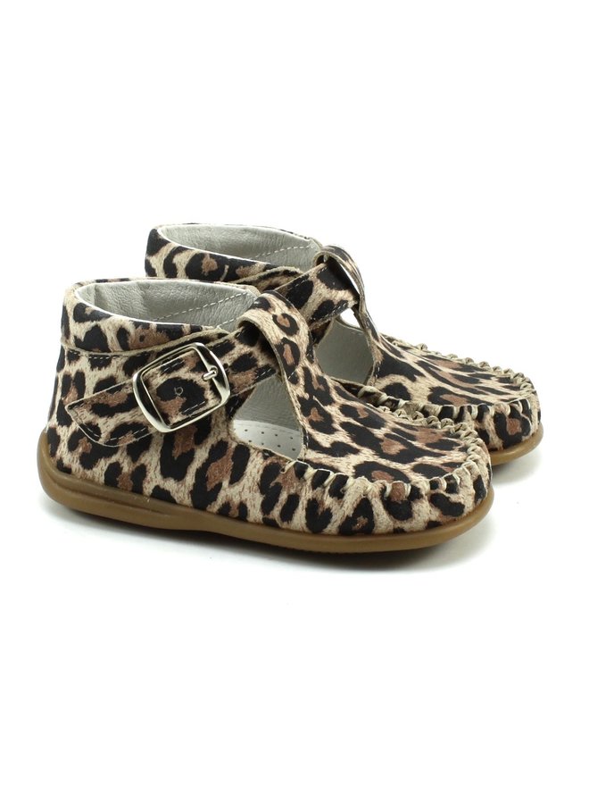 Bardosssa Babyschoentjes Kiba Leopardo beige