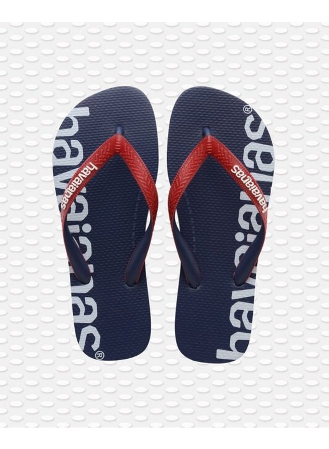 Havaianas teenslippers logomania navy blue/donkerrood