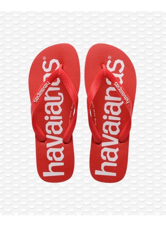 Havaianas logomania ruby red