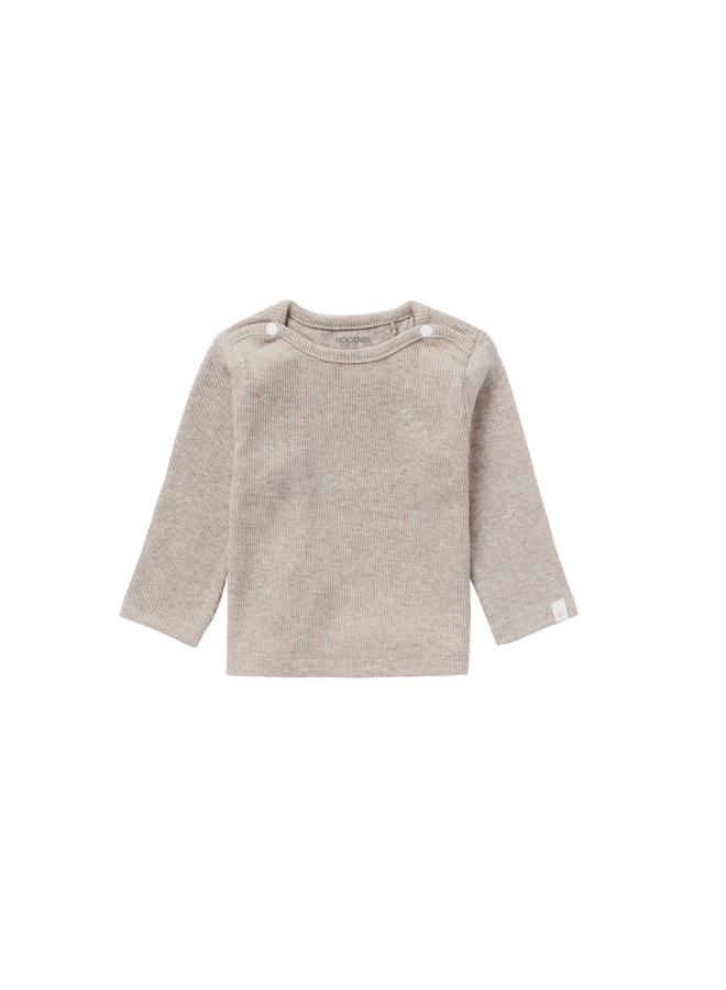 Noppies shirt met lange mouwen Natal Taupe