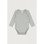 Gray Label romper met lange mouwen Grey Melange/Cream