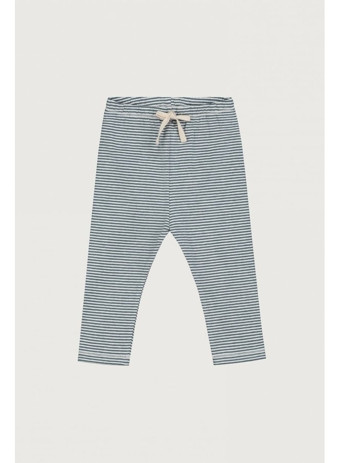 Baby leggings blue grey/cream