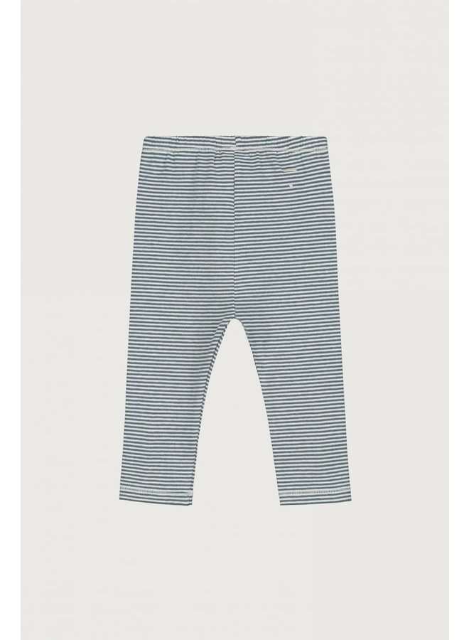 Baby leggings blue grey/cream