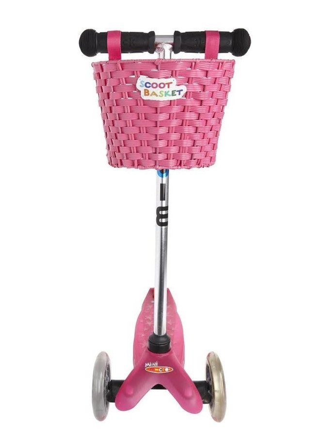 Micro step mandje roze