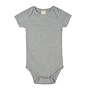 Gray label baby onesie short sleeve grey melange