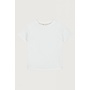 Gray label crewneck tee white