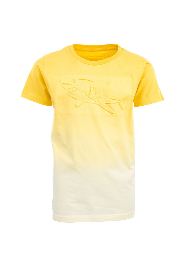 Stones and Bones t-shirt Russell Shark lime
