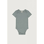 Gray Label baby onesie blue grey/cream