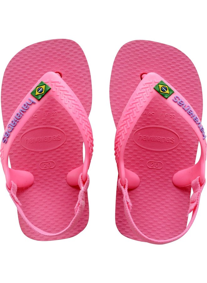 Havaianas baby brasil logo crystal rose