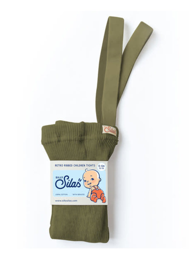 Silly Silas babymaillot olive footed