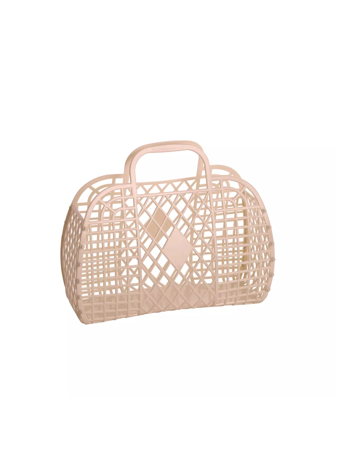 Sun Jellies Retro basket small latte