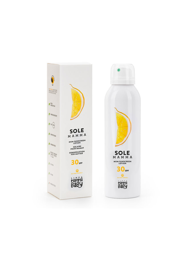 Linea  MammaBaby  zonnecrème voor mama's SPF30 Eco Reef Friendly 150ml