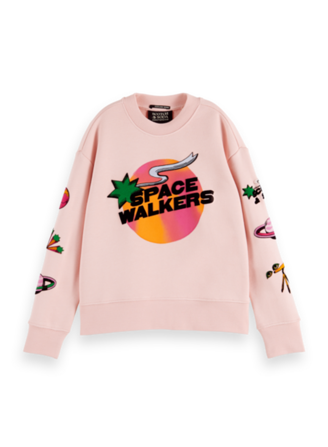 Artwork sweater space walkers