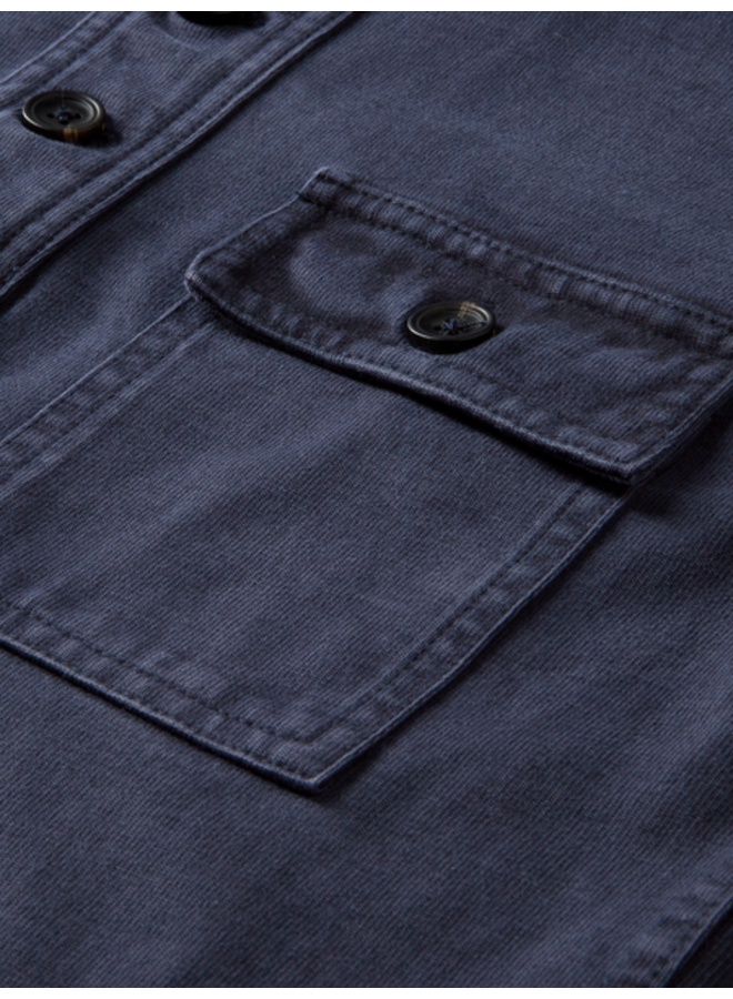 Scotch & Soda overshirt garment dyed navy