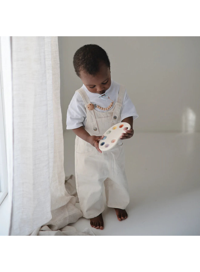 Mushie press toy paint palette