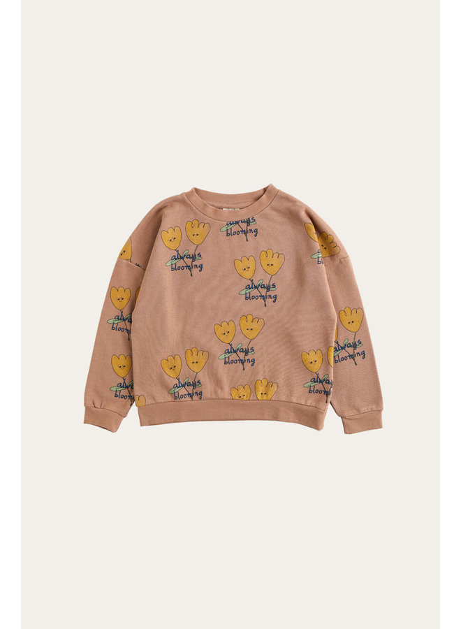 sweatshirt flowers