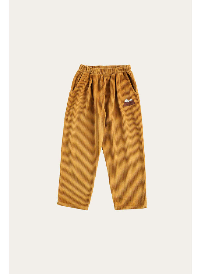 The campamento  ochre corduroy trousers