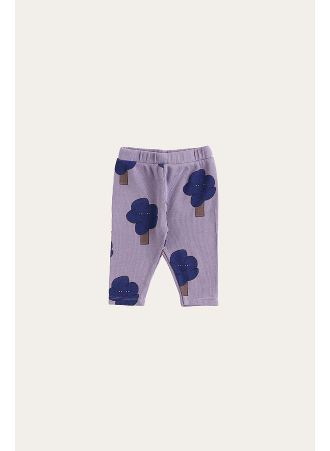 The campamento trees and birds baby leggings