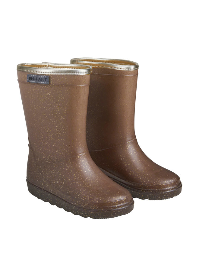 Enfant thermoboots coffee bean glitter
