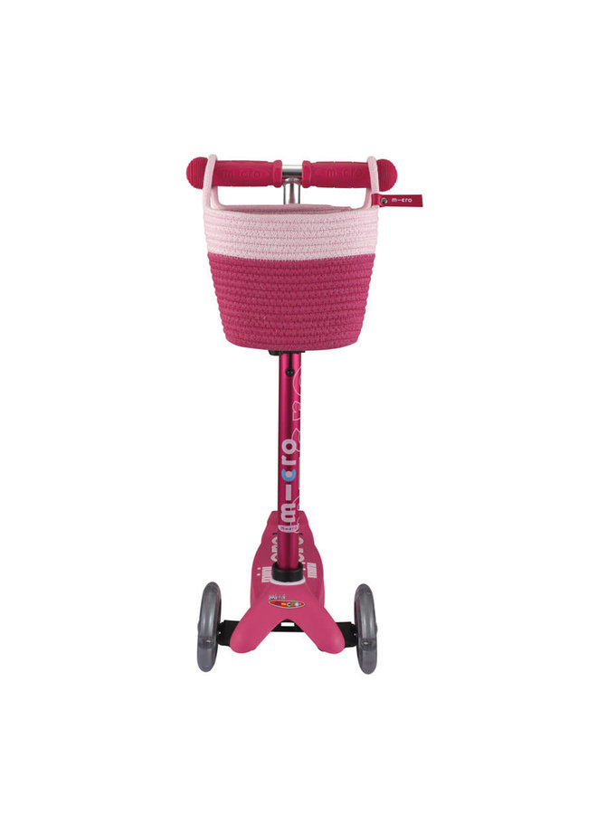 Micro step micro mandje eco roze