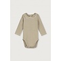 Gray Label baby collar onesie peanut/cream