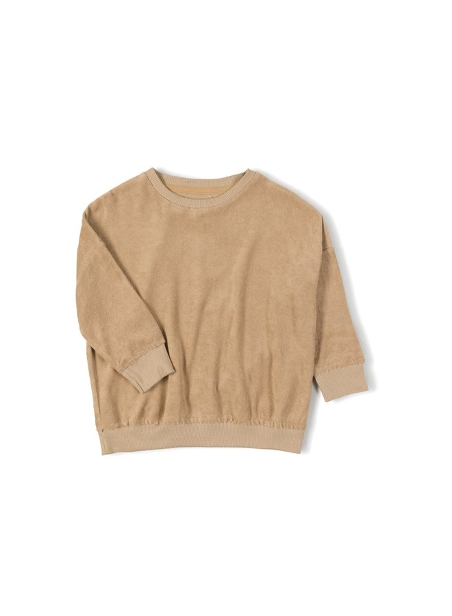 Nixnut loose sweater biscuit