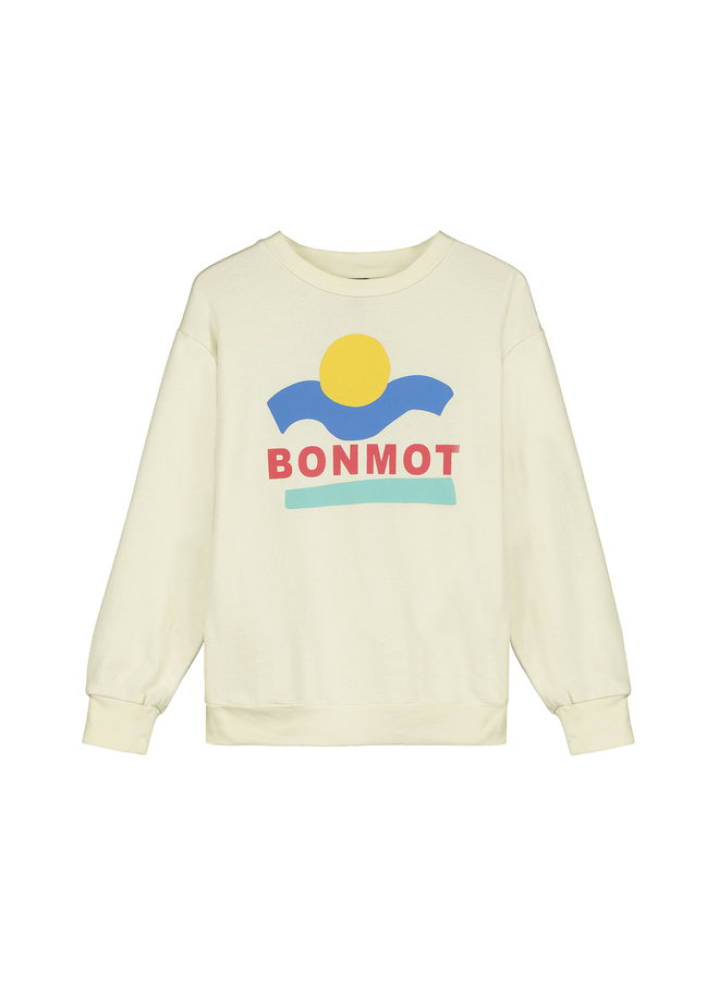 Bonmot sweatshirt sunset ivory