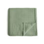 Mushie swaddle extra soft sage
