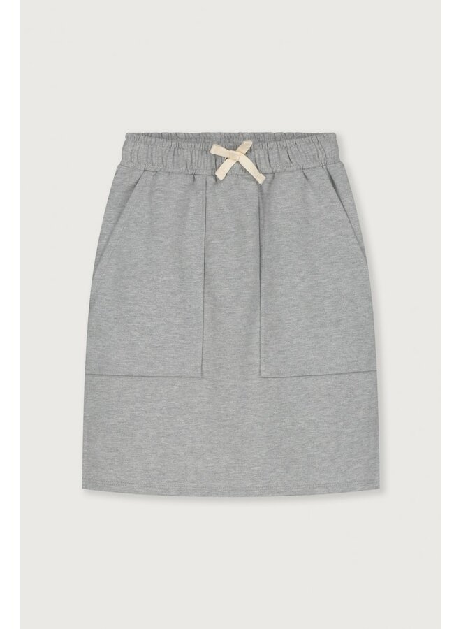 Gray Label midi pocket skirt grey melange