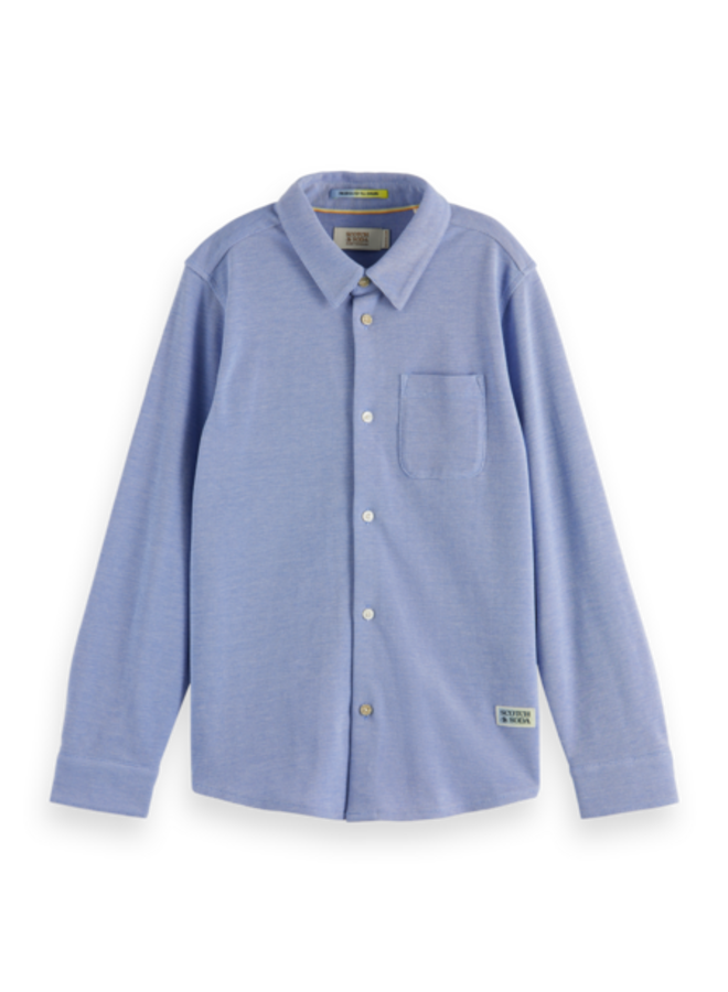 S&S pique shirt bluebell