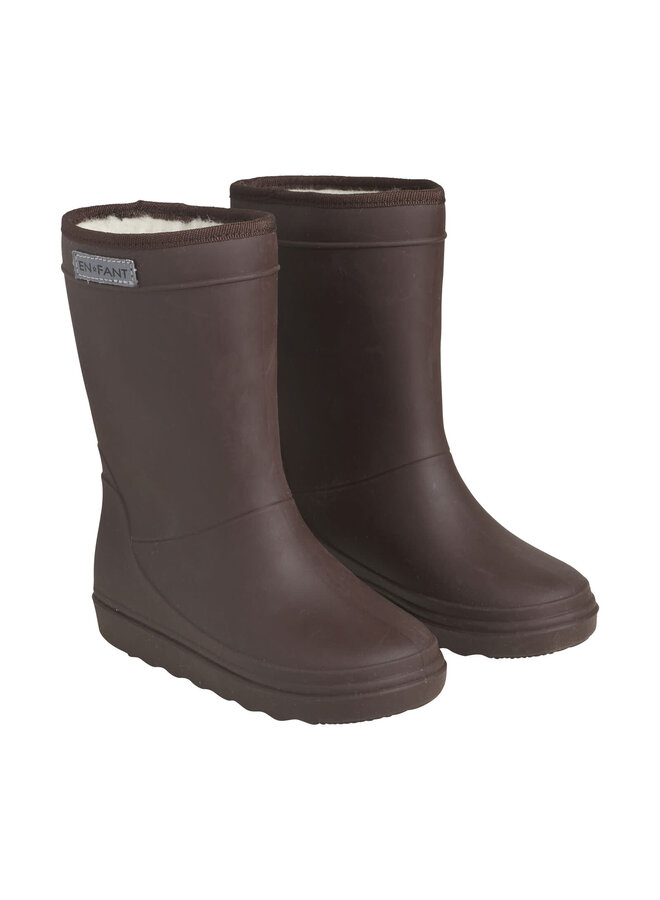 Enfant thermoboots solid coffee bean